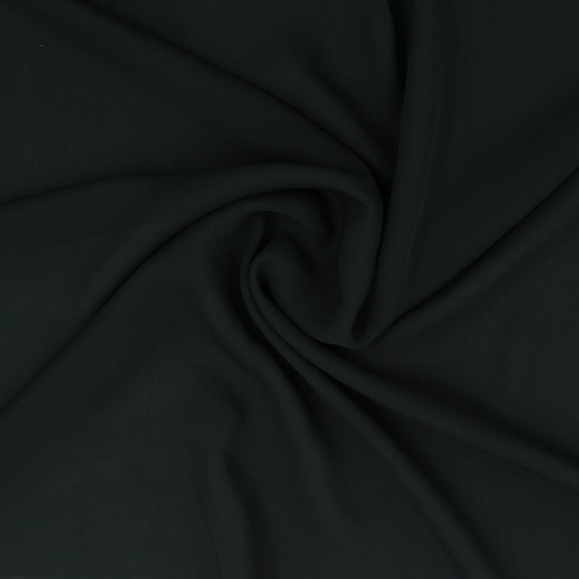 Forest Green Silk Georgette