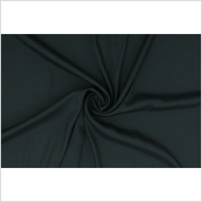 Forest Green Polyester Crepe de Chine Full