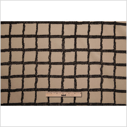 Rag & Bone Stone/Black Printed Stretch Silk Crepe de Chine Folded