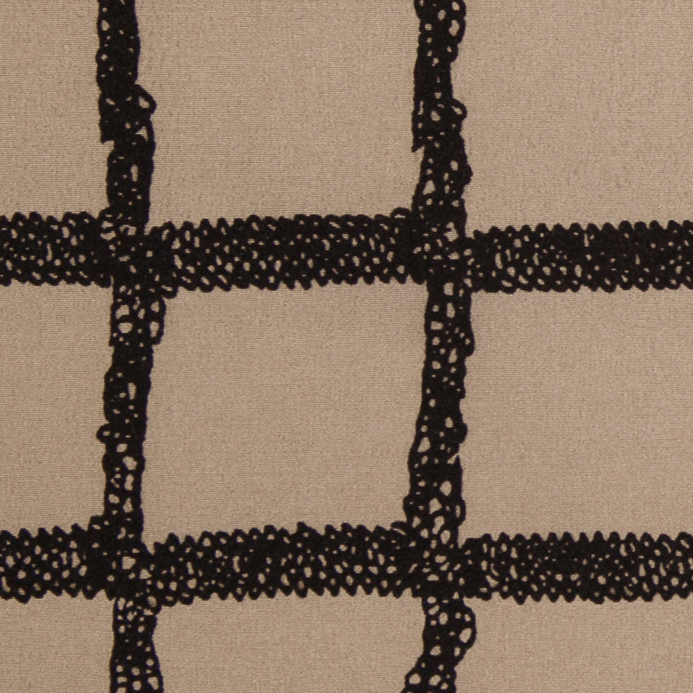 Rag & Bone Stone/Black Printed Stretch Silk Crepe de Chine Full