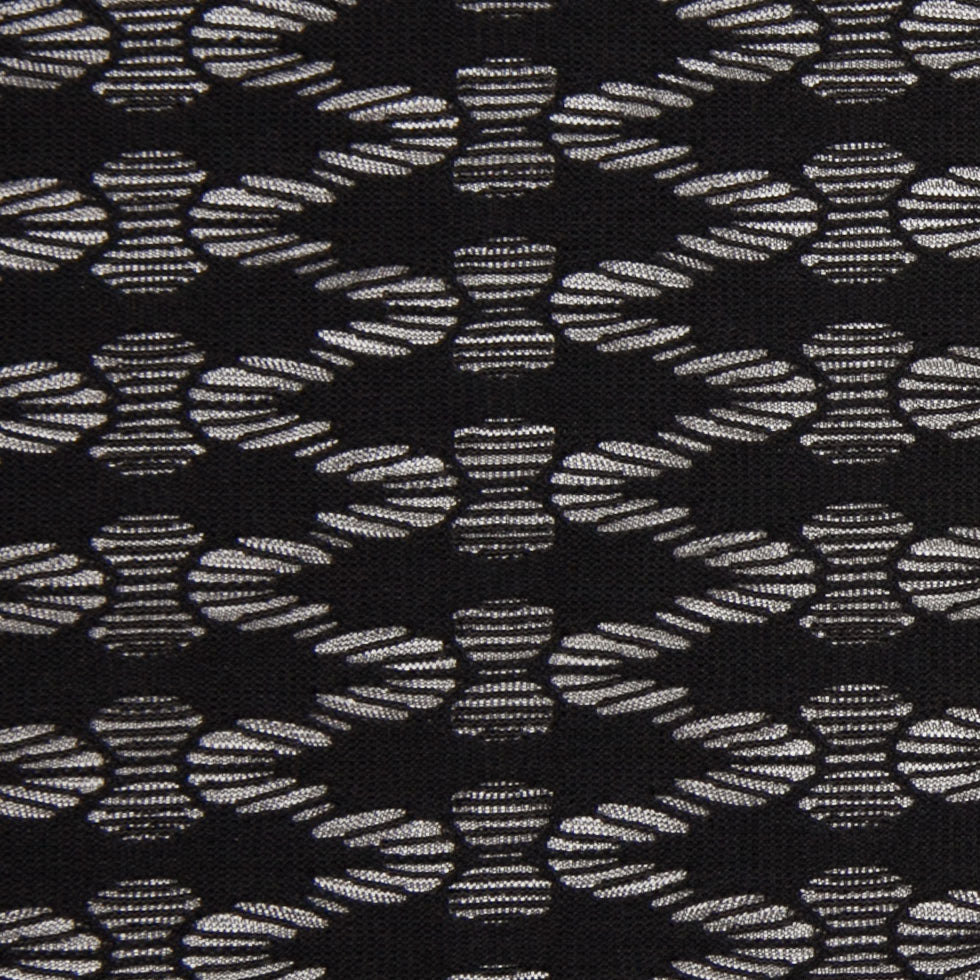 Rag & Bone Black Polyester Raschel Lace Knit Detail