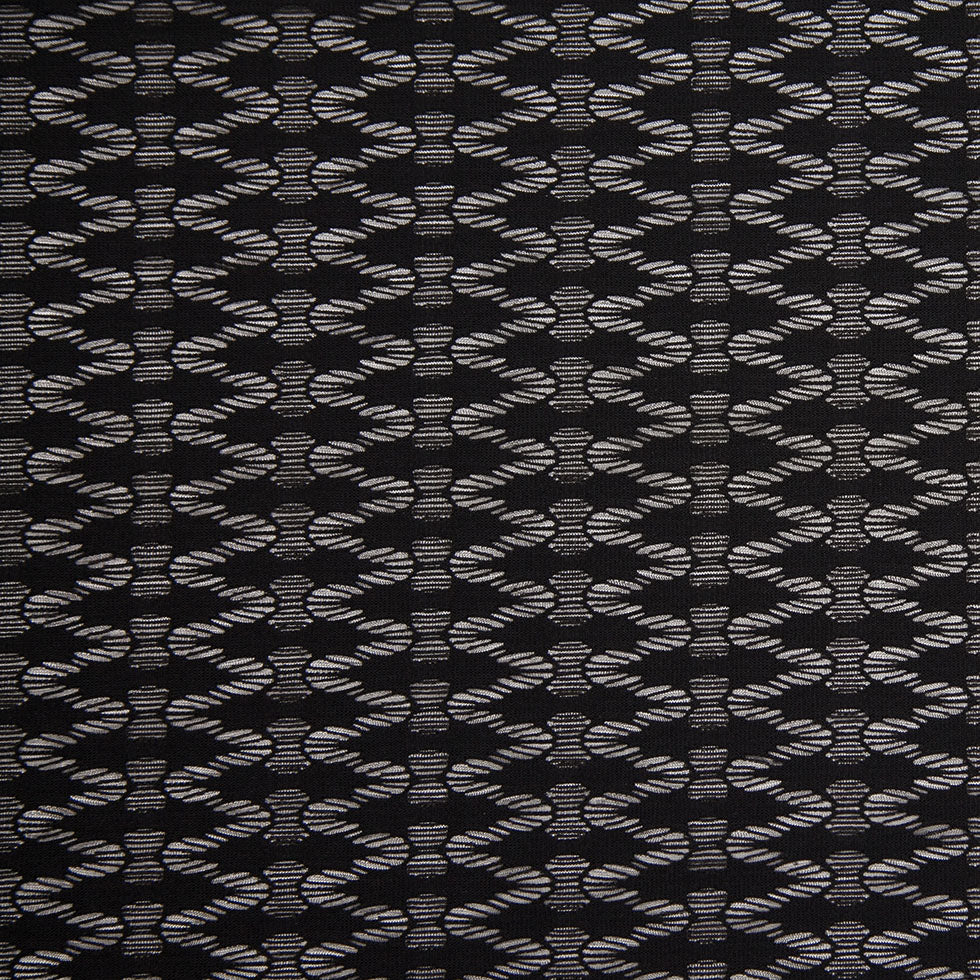 Rag & Bone Black Polyester Raschel Lace Knit