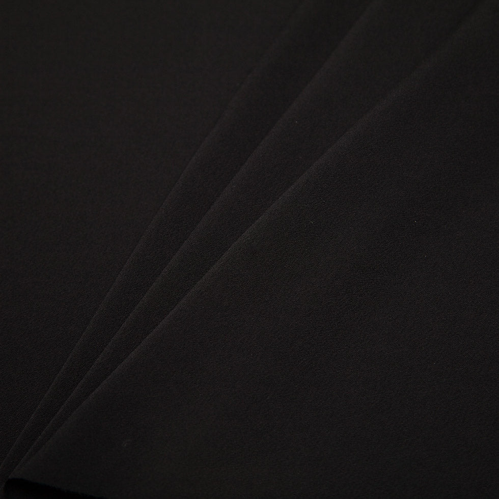Rag & Bone Black Poly Blend Crepe Back Satin Detail