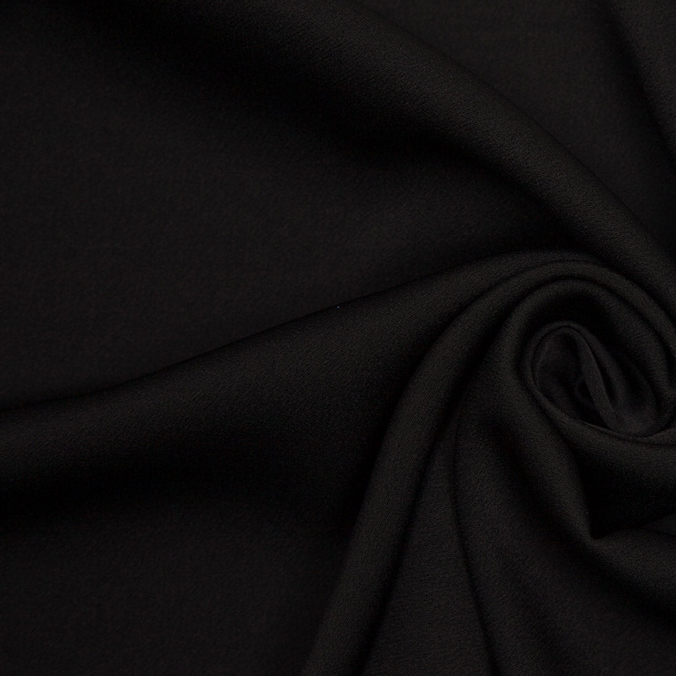 Rag & Bone Black Poly Blend Crepe Back Satin