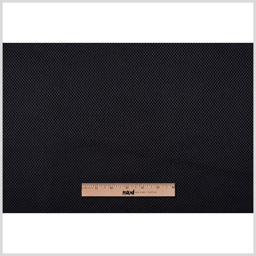 Black Textural Polyester Neoprene Full
