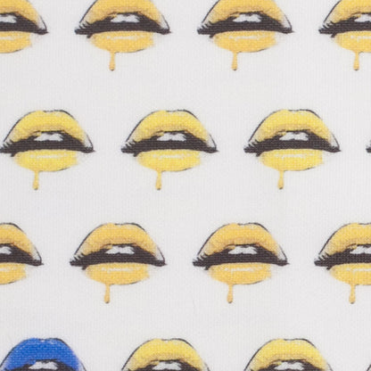 Pop Art Lips Digitally Printed Stretch Neoprene/Scuba Knit Full