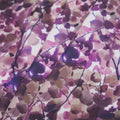 Purple Tree Branches Digitally Printed Stretch Neoprene/Scuba Knit - Detail