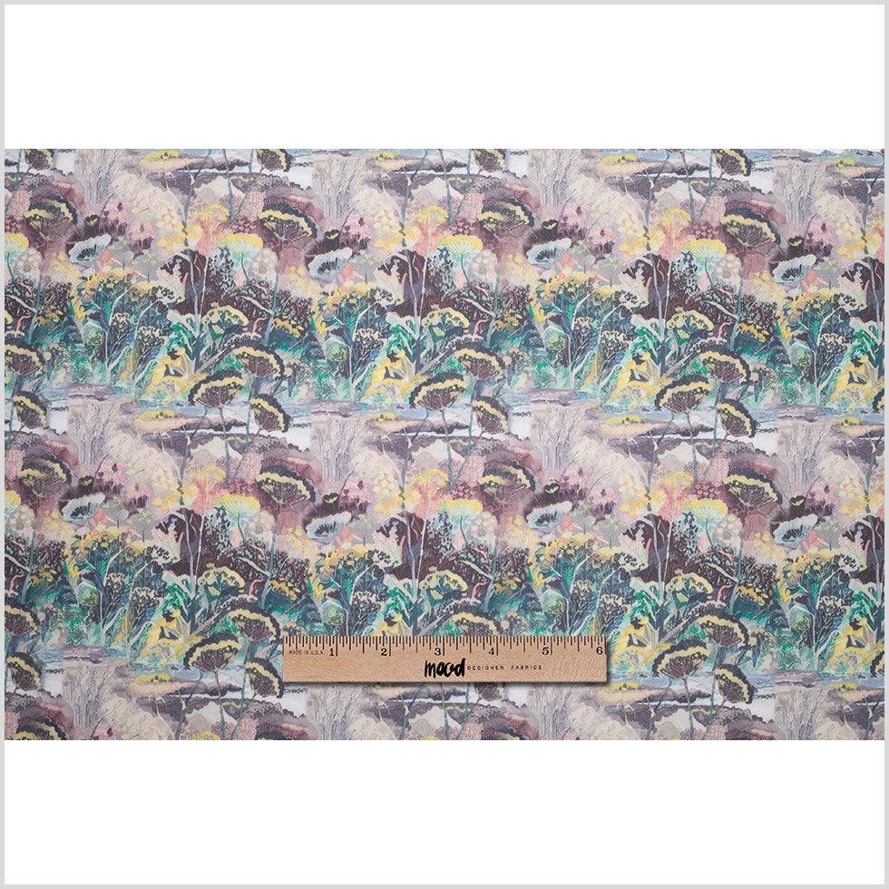 Mystic Swamp Digitally Printed Stretch Neoprene/Scuba Knit Folded