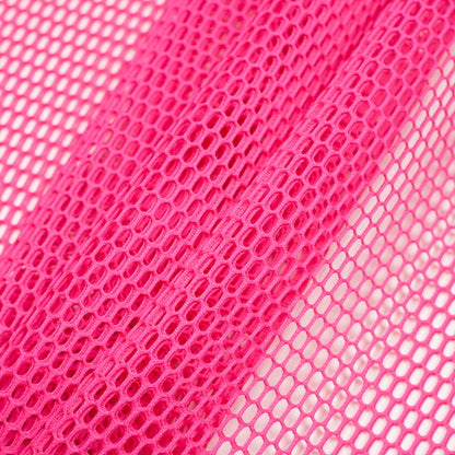 Hot Pink Polyester Wonder Mesh - Detail