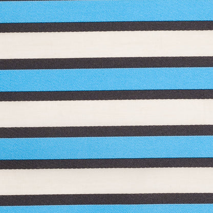 Tanya Taylor Blue Striped Polyester-Cotton Organza/Organdy - Detail