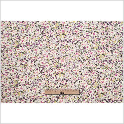 Liberty of London Daisy Fields Pink/Green Cotton Poplin - Full