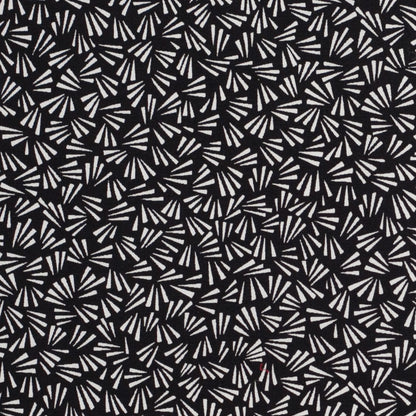 Liberty of London Lewin Black/White Cotton Poplin Detail