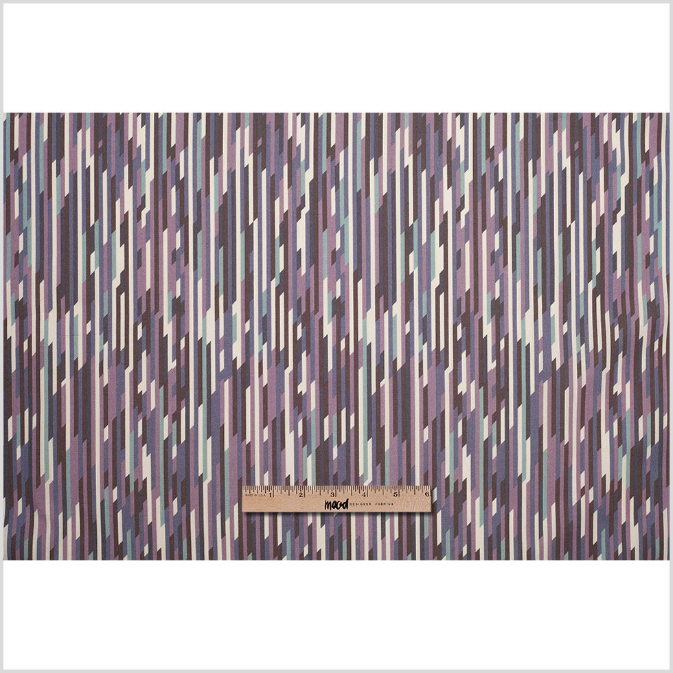 Liberty Of London Mike Purple/Blue Stretch Cotton Poplin Full