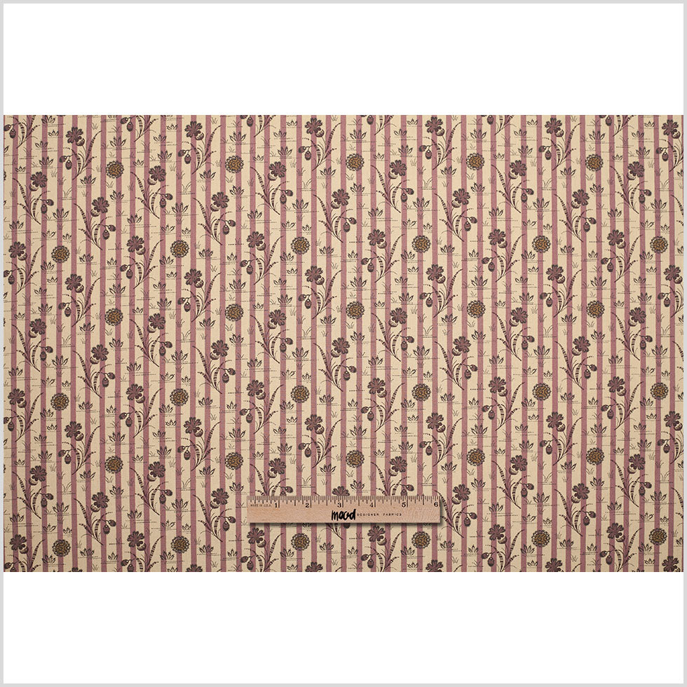 Liberty of London Hulme Purple/Gold Cotton Poplin Full