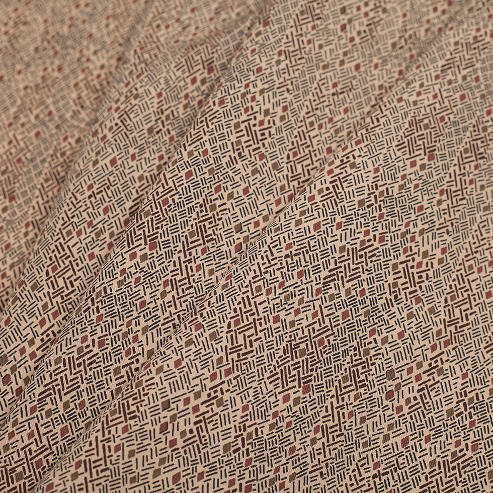 Liberty of London Roderick Pale Olive Green Cotton Poplin - Folded