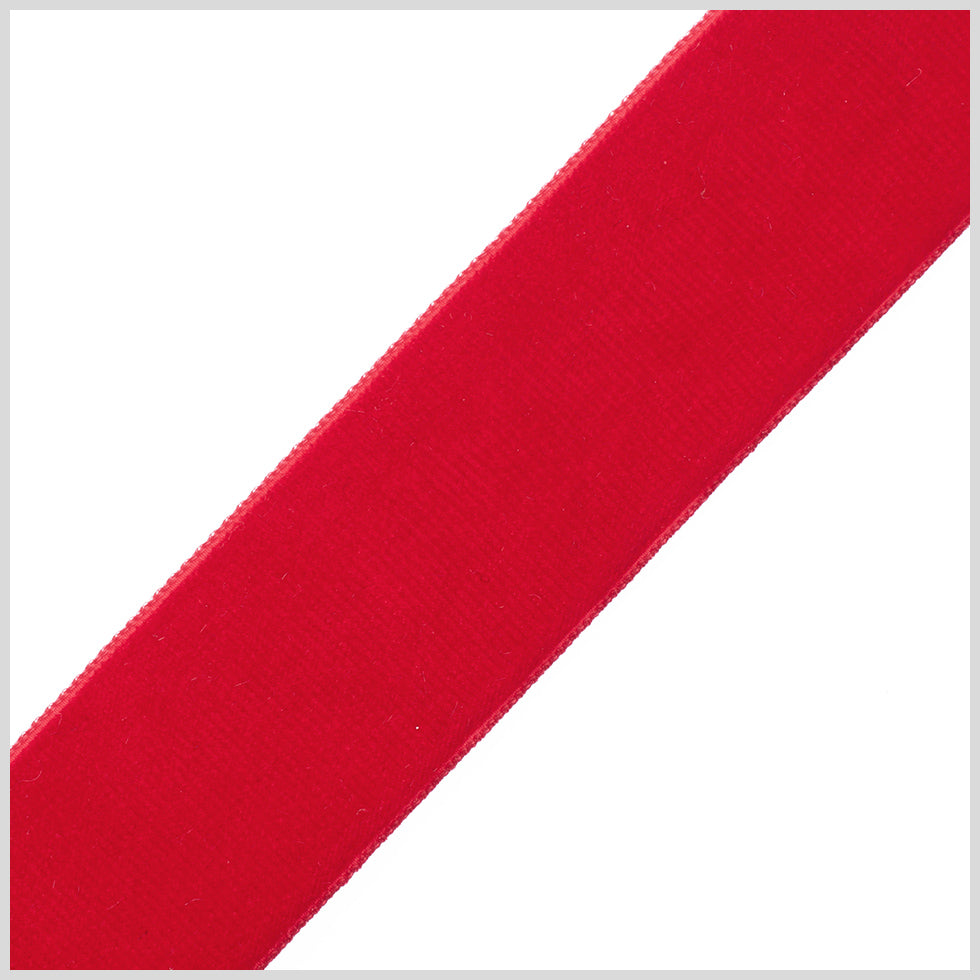 1.375 Merlot Nylon Velvet Ribbon