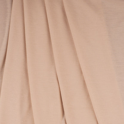 Bisque Solid Viscose Jersey Folded