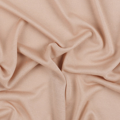 Bisque Solid Viscose Jersey