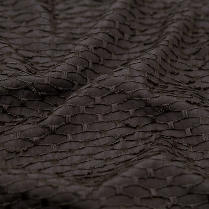 Putty Surface Embroidered Diamond Novelty Woven - Detail