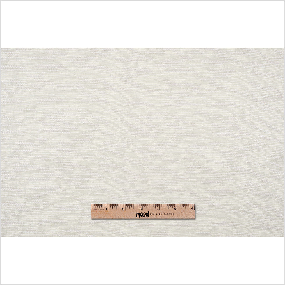 Putty Textural Striated Blended Linen Woven Full