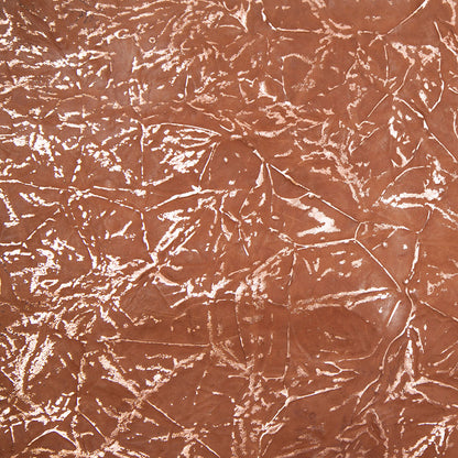 Small Brown/Rose Gold Metallic Coated Goat Leather Full