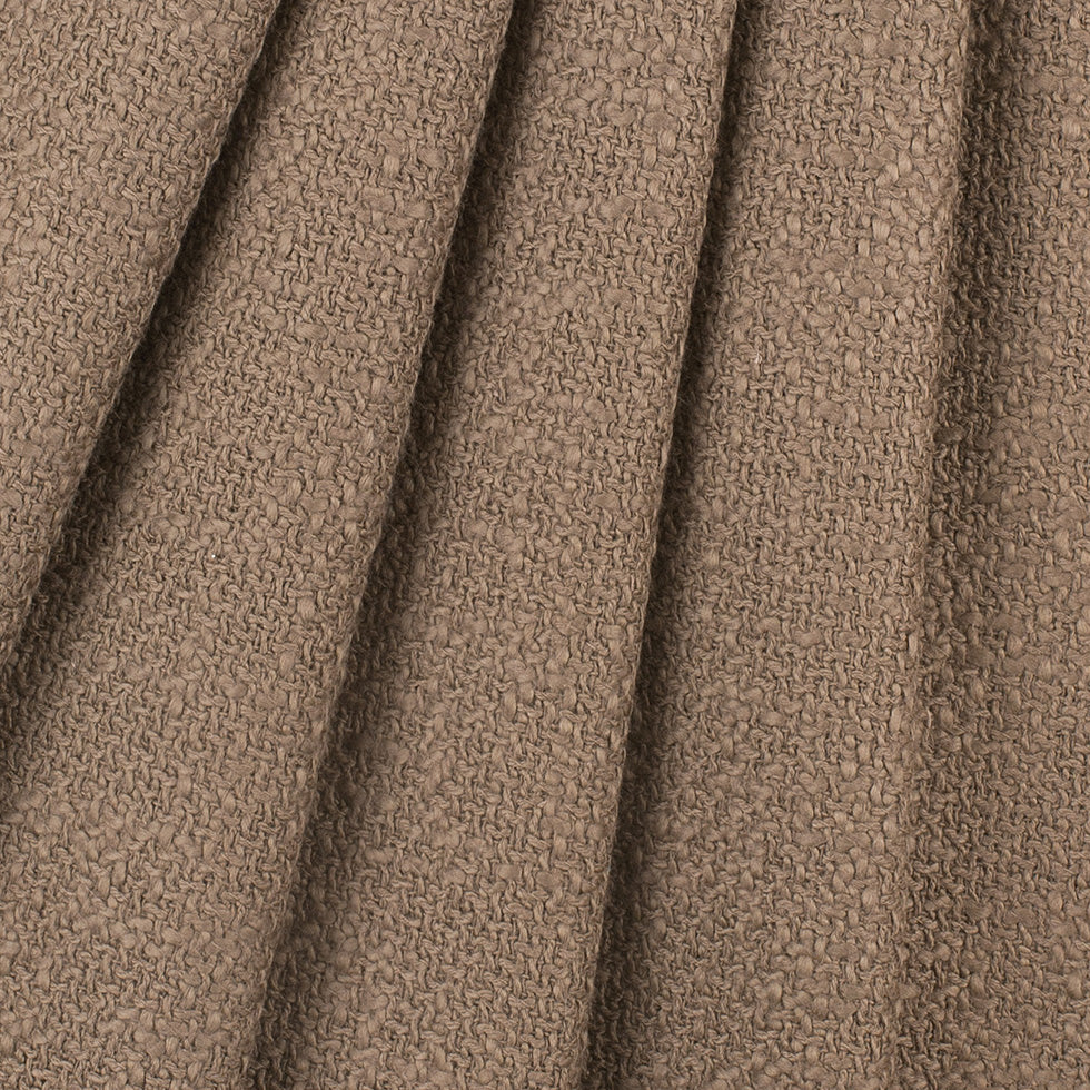 Tobacco 100% Cotton Textured Woven Folded