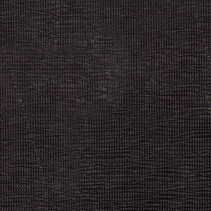 Black Crinkled Laminated Polyester Novelty Knit