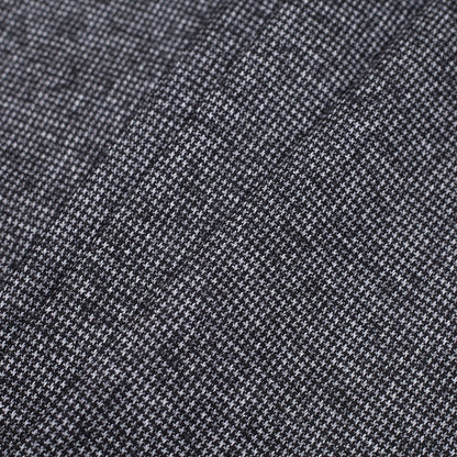 Gray/Black Houndstooth Blended Wool Knit - Folded
