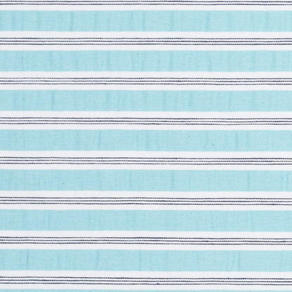 Blue Radiance Blended Cotton Stripe - Detail