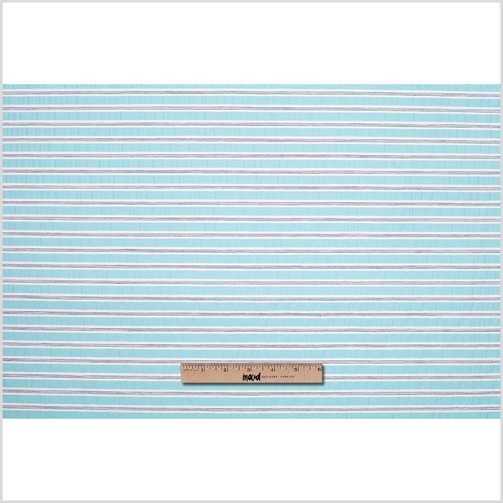 Blue Radiance Blended Cotton Stripe - Full