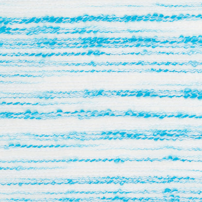 Turquoise/White Textural Striated Cotton Blend Detail