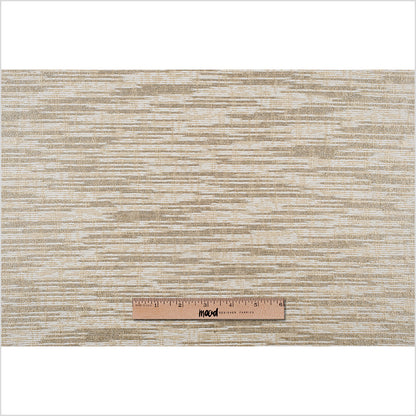 Metallic Gold/Cream Blended Silk-Cotton Woven Full