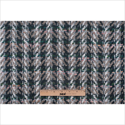Multi Color Chevron Blended Wool Coating - Full
