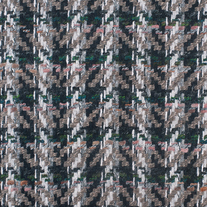 Multi Color Chevron Blended Wool Coating