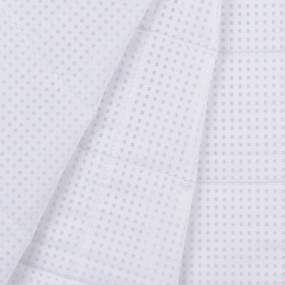 White Perforated Quilting - Folded