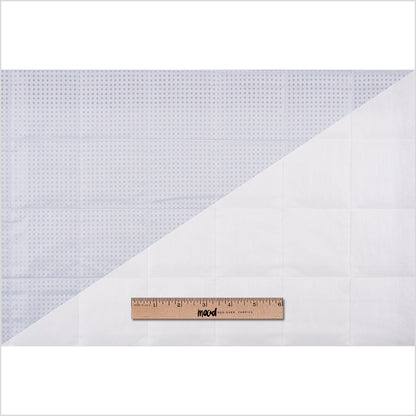 White Perforated Quilting - Full