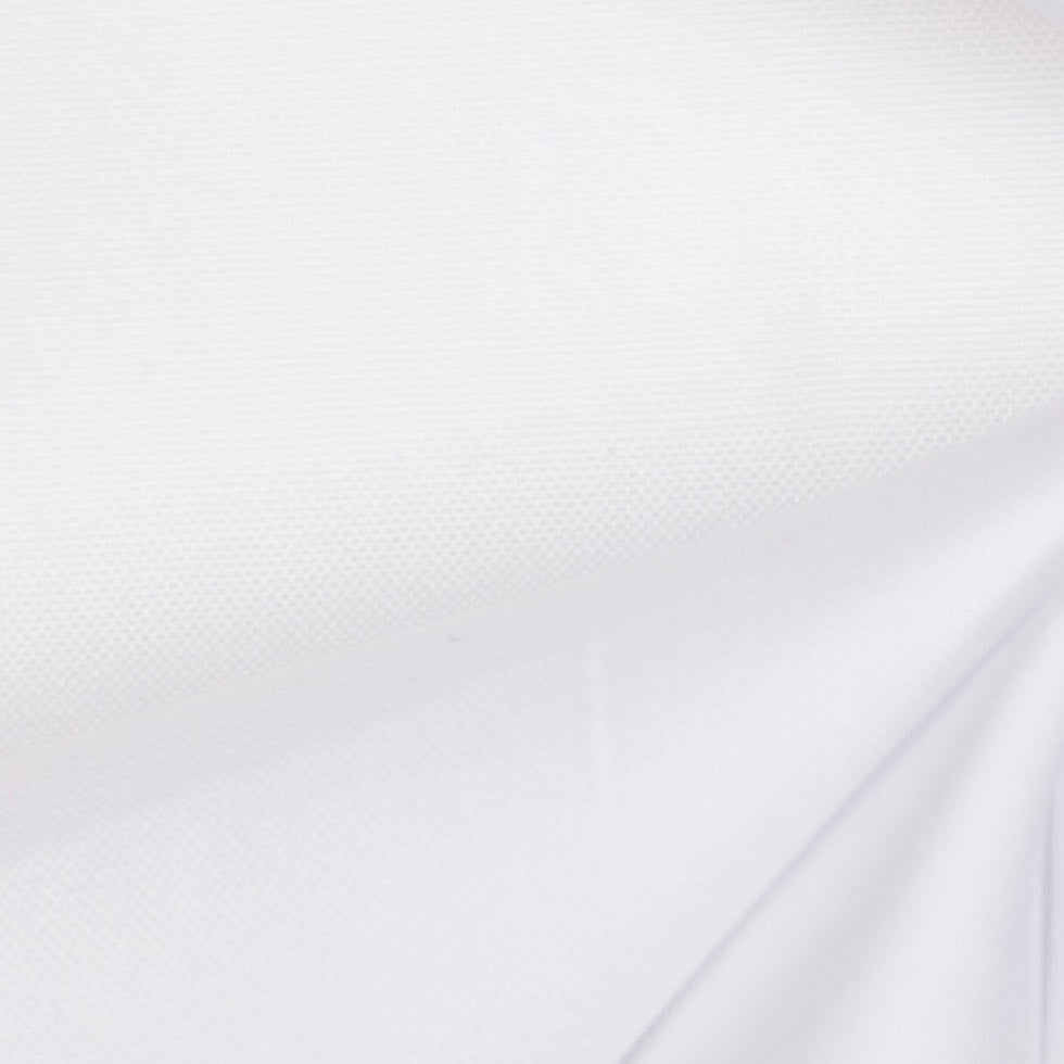 White Pinpoint Cotton Shirting Detail