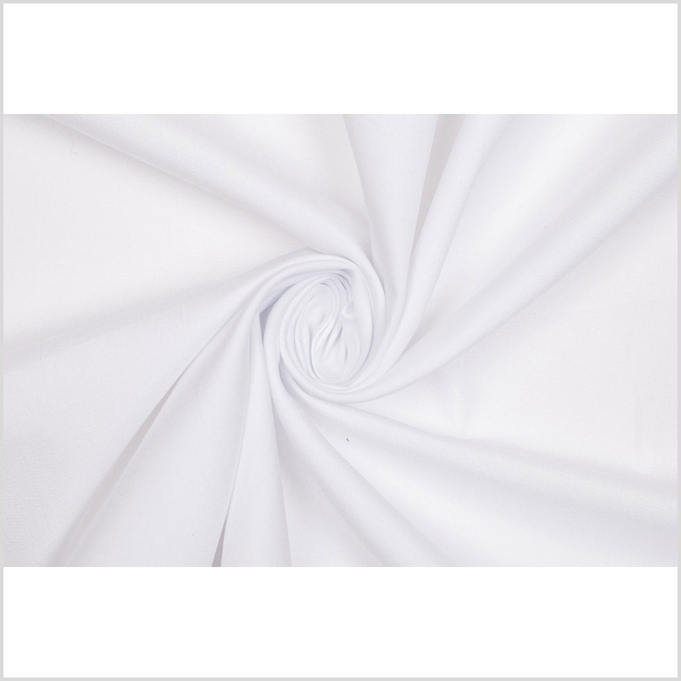 White Pinpoint Cotton Shirting Full