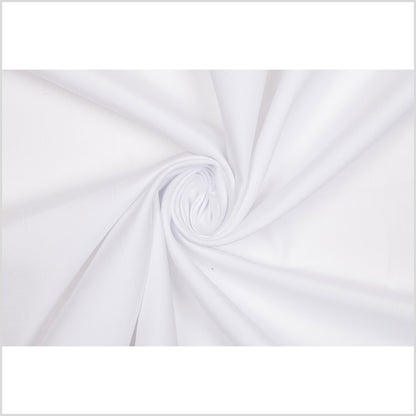 White Pinpoint Cotton Shirting Full
