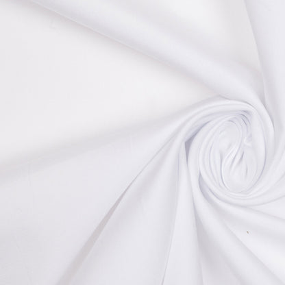 White Pinpoint Cotton Shirting