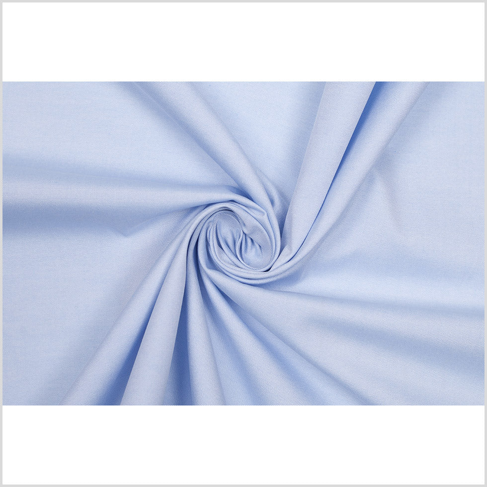 Light Blue Pinpoint Cotton Shirting - Full