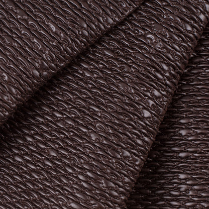 After Dark Puckered and Quilted Novelty Woven w/ Knit Backing Folded