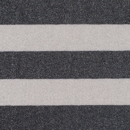 Black and White Metalic Speckled Cotton Knit Jersey - Detail