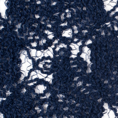 Novelty Polyester Lace - Navy Sea Shells Detail