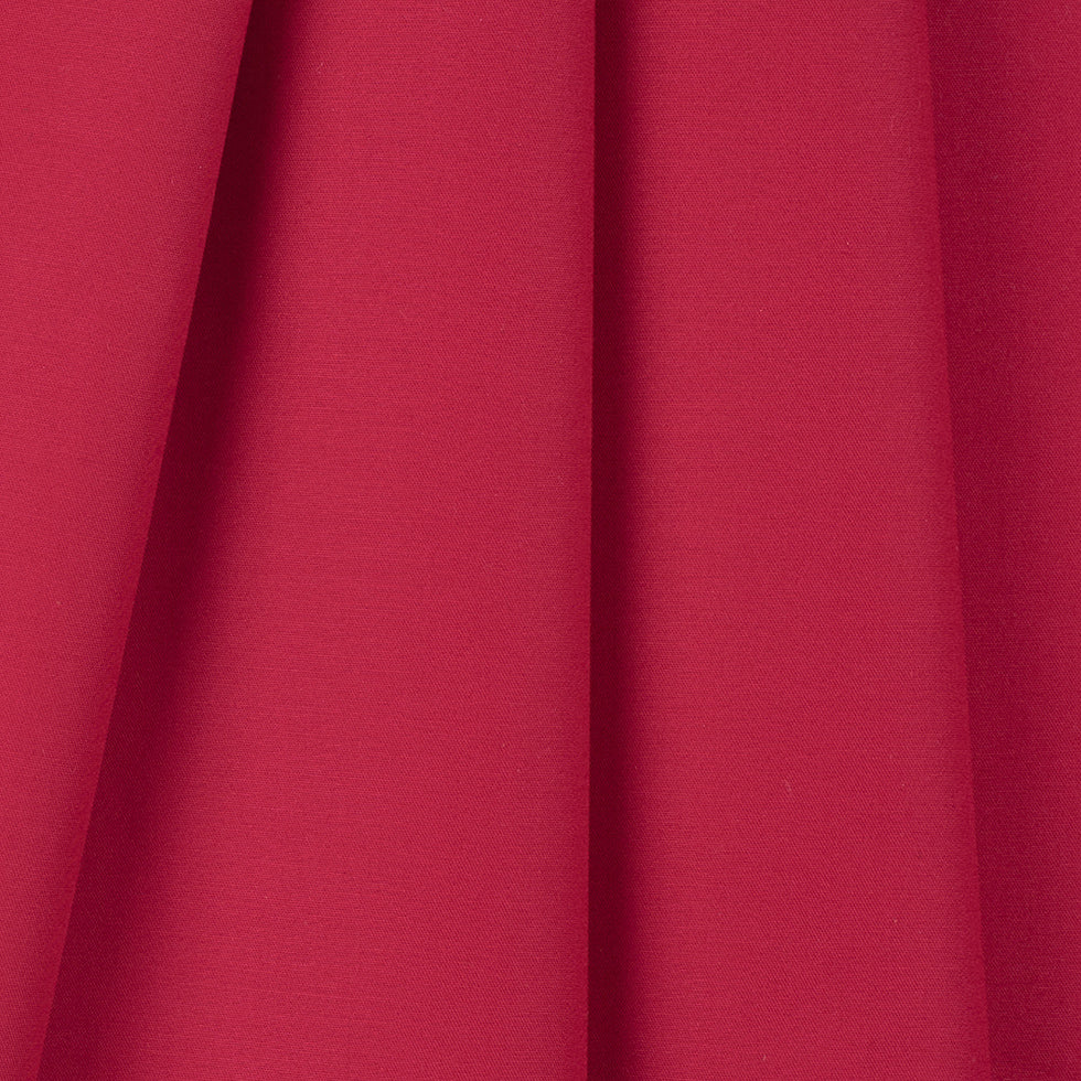 Crimson Stretch Cotton Sateen - Folded