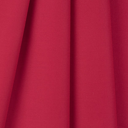 Crimson Stretch Cotton Sateen - Folded