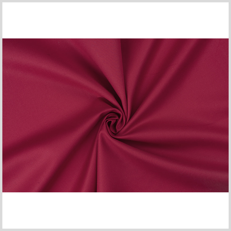 Crimson Stretch Cotton Sateen - Full