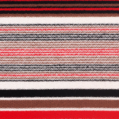 Taupe/Mocha/Black/Red Stretch Cotton Terry Detail