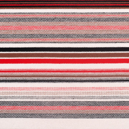 Taupe/Mocha/Black/Red Stretch Cotton Terry