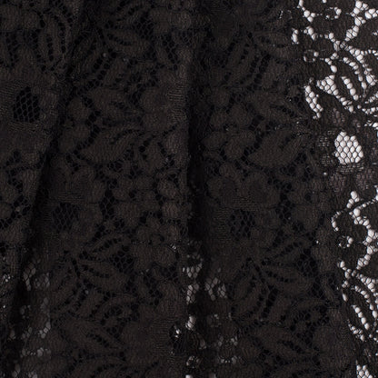 Dusty Brown Re-Embroidered Lace - Folded